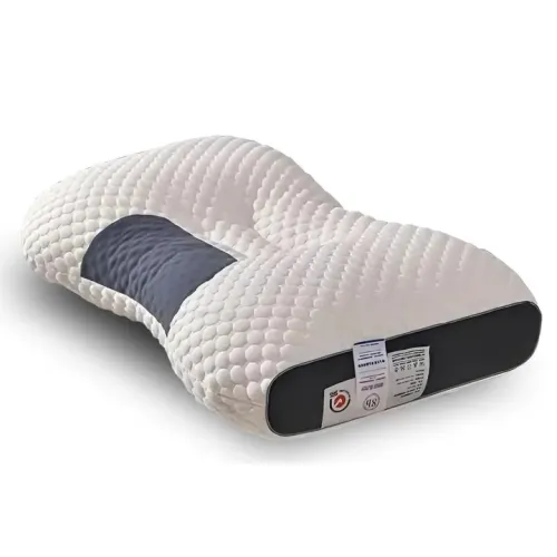 Анатомічна ортопедична подушка для сну Neck Support Massage Pillow • Подушка для шиї з ефектом пам’яті