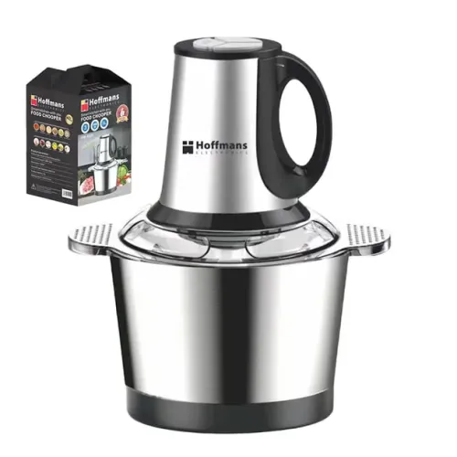 Електричний подрібнювач 1800Вт Hoffmans Electronics HM-8829 • Універсальний чоппер із металевою чашею 3,5 л Електричний подрібнювач 1800Вт Hoffmans Electronics HM-8829 • Універсальний чоппер із металевою чашею 3,5 л