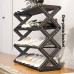 Полиця для взуття Shoe Rack 42 х 18,5 х 49,5 см • Стійка для взуття складна 4 яруси