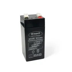 AGM акумулятор 4V 5Ah Wimpex WX 450 2023 • Свинцево-кислотний герметичний акумулятор 2023 для ДБЖ, сигналізації та сонячних систем AGM акумулятор 4V 5Ah Wimpex WX 450 2023 • Свинцево-кислотний герметичний акумулятор 2023 для ДБЖ, сигналізації та сонячних систем