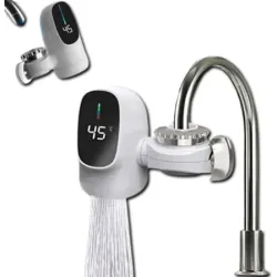 Водонагрівач WATER HEATER ZSW-D03 • Електрична насадка на кран з проточним водонагрівачем і LCD дисплеєм