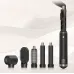 Фен-щітка Hot Air Comb • Фен 5в1 з автоматичними обертовими щипцями для завивки та випрямлення волосся