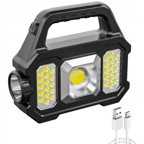 Ручний акумуляторний ліхтар Solar light YT-880B для кемпінгу та роботи • Фонарь ручной YT-880B с солнечной панелью и Power Bank Ручний акумуляторний ліхтар Solar light YT-880B для кемпінгу та роботи • Фонарь ручной YT-880B с солнечной панелью и Power Bank