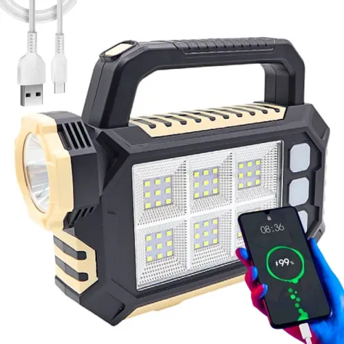 Акумуляторний ліхтар Solar Multi Light Source Portable Lamp BL-HS-8029-7 • Ручний ліхтар Solar HS-8029-7-A із сонячною батареєю та USB Акумуляторний ліхтар Solar Multi Light Source Portable Lamp BL-HS-8029-7 • Ручний ліхтар Solar HS-8029-7-A із сонячною батареєю та USB