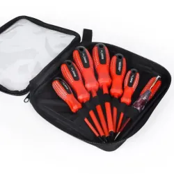 Діелектричні викрутки Screwdriver Set для безпечної роботи з електрикою ∙ Набір діелектричних викруток у чохлі Screwdriver Set 7 шт Діелектричні викрутки Screwdriver Set для безпечної роботи з електрикою ∙ Набір діелектричних викруток у чохлі Screwdriver Set 7 шт