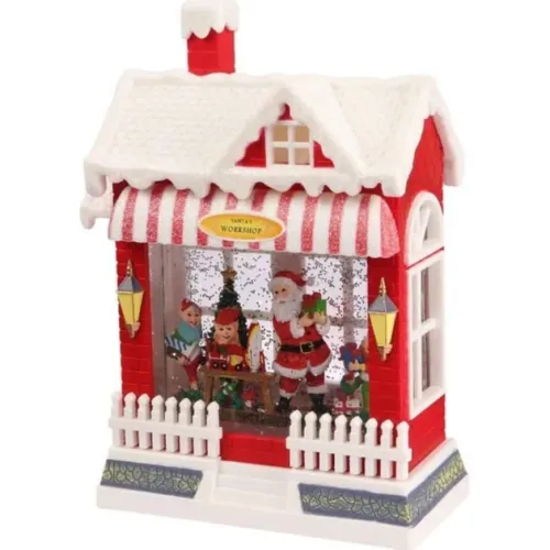 Новорічний LED нічник XMAS WDL-24058 Різдвяний магазин ∙ Нічник XMAS WDL-24058 з музичним ефектом та сніговим вихором Новорічний LED нічник XMAS WDL-24058 Різдвяний магазин ∙ Нічник XMAS WDL-24058 з музичним ефектом та сніговим вихором