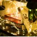 Універсальна гірлянда 10м Батарейка+USB тепле світло 300 LED ∙ Гірлянда Батарейка+USB лісочка 10м з 300 LED
