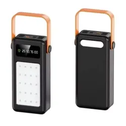 Power Bank 50000 mAh з LED-ліхтариком, дисплеєм і 4 USB-роз'ємами YM-642 ∙ Портативний Power Bank з LED-ліхтариком для дому та екстрених ситуацій