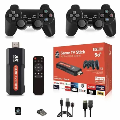 Ігрова консоль X9 64GB два бездротових джойстика ∙ TV Game Stick X9 64GB 30000 ігор і 2 бездротовими джойстиками Ігрова консоль X9 64GB два бездротових джойстика ∙ TV Game Stick X9 64GB 30000 ігор і 2 бездротовими джойстиками