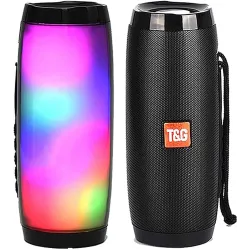 Bluetooth колонка вологостійка TG-157 Pulse з різнокольоровим підсвічуванням ∙ Портативна Bluetooth-колонка T&amp;G TG-157 для дому