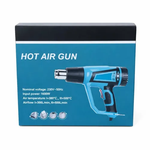 Фен промисловий Hot Air Gun 1600W 4 насадки X512 • Технічний будівельний фен для паяння, зняття фарби, нагріву і термоусадки з насадками Фен промисловий Hot Air Gun 1600W 4 насадки X512 • Технічний будівельний фен для паяння, зняття фарби, нагріву і термоусадки з насадками