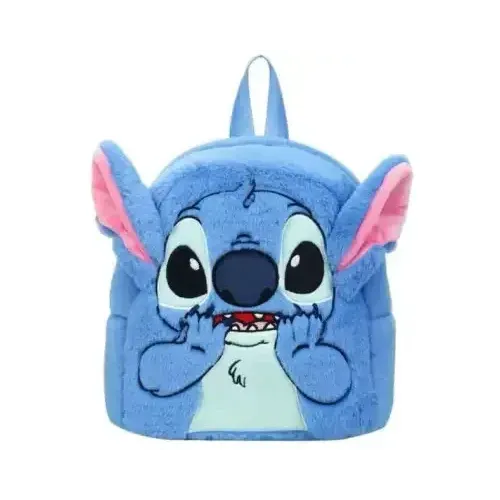 Дитячий м’який рюкзак Стіч Lilo Stitch з вушками • Плюшевий рюкзак для дівчинки і хлопчика, дитячий рюкзак Stitch для садка, прогулянок і подарунка