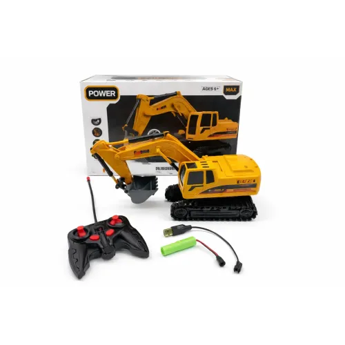 Гусеничний екскаватор з пультом керування Remote Control Excavator • Дитячий радіокерований екскаватор на гусеницях для гри вдома і на вулиці