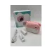 Дитячий фотоапарат з миттєвим друком Model 1 PINK • Дитяча камера миттєвого друку для фото і відео, творчих ігор, подарунка дівчинці та друку знімків без чорнила