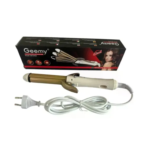 Щипці для волосся GEMEI GM-2962 4 в 1 T200 • Плойка, випрямляч, гофре та прикореневе гофре для укладання волосся з керамічним покриттям Щипці для волосся GEMEI GM-2962 4 в 1 T200 • Плойка, випрямляч, гофре та прикореневе гофре для укладання волосся з керамічним покриттям