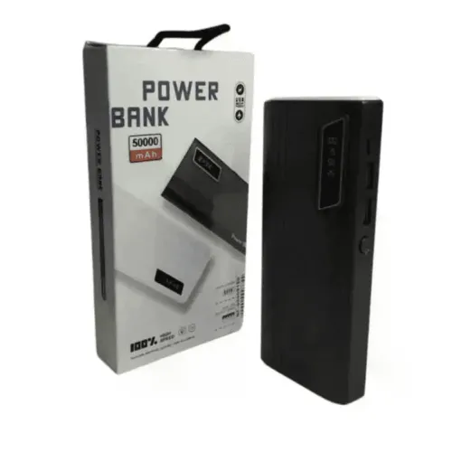 Мобільна зарядка Power Bank UN-3104 50000mAh із швидкою зарядкою та ліхтариком • Портативний зовнішній акумулятор 50000 мАг на 2 USB для телефона, планшета та гаджетів Мобільна зарядка Power Bank UN-3104 50000mAh із швидкою зарядкою та ліхтариком • Портативний зовнішній акумулятор 50000 мАг на 2 USB для телефона, планшета та гаджетів