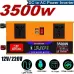 Перетворювач напруги LCD SMART 3500W 12V/24V у 220V • Автомобільний інвертор для акумулятора, дому, авто та резервного живлення Перетворювач напруги LCD SMART 3500W 12V/24V у 220V • Автомобільний інвертор для акумулятора, дому, авто та резервного живлення