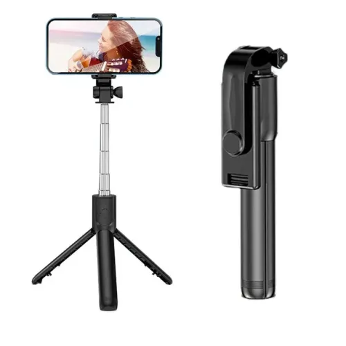 Портативний штатив преміум-класу R1-L Selfie Stick AND 5221 • Монопод-трипод для телефона, фото, відео, стримів і зйомки контенту Портативний штатив преміум-класу R1-L Selfie Stick AND 5221 • Монопод-трипод для телефона, фото, відео, стримів і зйомки контенту
