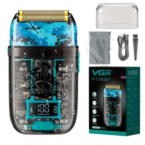 Тример для волосся VGR V-352 • Акумуляторна машинка для стрижки Hair Clippers V-352, шейвер для бороди, вусів та окантовки Тример для волосся VGR V-352 • Акумуляторна машинка для стрижки Hair Clippers V-352, шейвер для бороди, вусів та окантовки