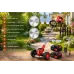 Акумуляторна газонокосарка-тример MLD-107 червона • Тример для косіння трави 48V з 2 акумуляторами, колесами та набором насадок Акумуляторна газонокосарка-тример MLD-107 червона • Тример для косіння трави 48V з 2 акумуляторами, колесами та набором насадок