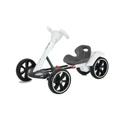 Дитячий електромобіль GO KART F1 з пультом і Bluetooth 390 Вт білий • Дитячий електрокарт GO KART F1 на акумуляторі з пультом керування