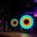 Світлодіодна LED лампа MJ-451 кільцева RGB 45 см зі  і пультом керування • Кільцева лампа MJ-451 для фото, відео, селфі, стримів, TikTok і зйомки контенту