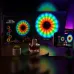Світлодіодна LED лампа MJ-451 кільцева RGB 45 см зі  і пультом керування • Кільцева лампа MJ-451 для фото, відео, селфі, стримів, TikTok і зйомки контенту