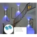 Настінна LED-лампа NS-01 • Світлодіодний світильник NS-01 RGB з датчиком руху та пультом керування Настінна LED-лампа NS-01 • Світлодіодний світильник NS-01 RGB з датчиком руху та пультом керування