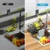 Тримач для губки AND20-40PCS з автозливом • Металевий органайзер для кухонної мийки AND20-40PCS з тримачем ганчірки та зливним піддоном Тримач для губки AND20-40PCS з автозливом • Металевий органайзер для кухонної мийки AND20-40PCS з тримачем ганчірки та зливним піддоном