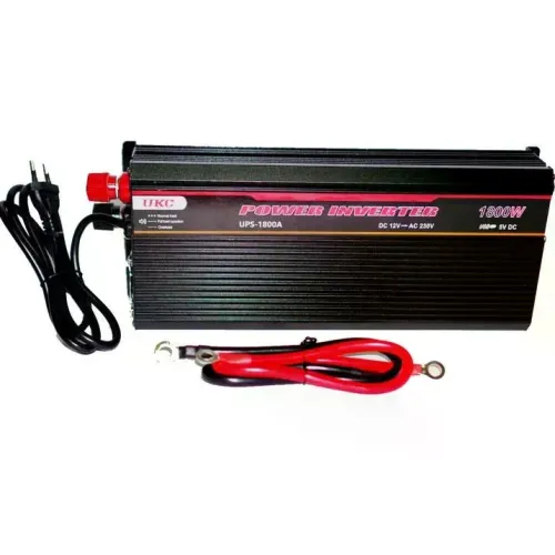 Перетворювач 5 CORE UPS-1800A 1800W 12V • Інвертор 5 CORE UPS-1800A 12V-220V із зарядкою акумулятора 20A та функцією UPS Перетворювач 5 CORE UPS-1800A 1800W 12V • Інвертор 5 CORE UPS-1800A 12V-220V із зарядкою акумулятора 20A та функцією UPS