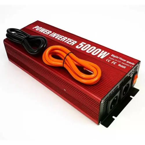 Інвертор 5 CORE UN-3061 5000W 12V • Перетворювач напруги 5 CORE UN-3061 12V-220V 2200 Вт з USB та охолодженням