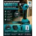 Акумуляторний молоток KRAFFTEC 48V • Безщітковий перфоратор KRAFFTEC 48V 3,3 Дж з 2 АКБ 4,0 А·год і кейсом Акумуляторний молоток KRAFFTEC 48V • Безщітковий перфоратор KRAFFTEC 48V 3,3 Дж з 2 АКБ 4,0 А·год і кейсом