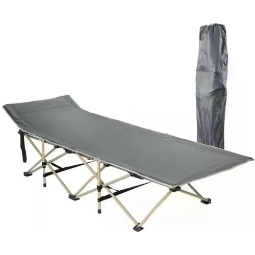 Шезлонг розкладний 68×190 см GRAY • Садовий пляжний лежак 68×190 см зі сталевим каркасом для дачі кемпінгу та відпочинку Шезлонг розкладний 68×190 см GRAY • Садовий пляжний лежак 68×190 см зі сталевим каркасом для дачі кемпінгу та відпочинку