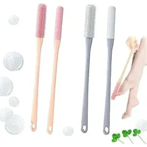 Щітка для миття ніг Foot washing brush 035 • Багатофункціональна щітка для стоп і між пальцями з довгою ручкою 40 см для ванної Щітка для миття ніг Foot washing brush 035 • Багатофункціональна щітка для стоп і між пальцями з довгою ручкою 40 см для ванної