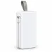 Білий Power Bank Aroimac ORA503 40000 mAh • Портативний зарядний пристрій Aroimac ORA503 зі швидкою зарядкою 22,5W Fast Charge QC3.0, 4 USB виходи та LED дисплеєм