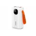 Power Bank Aroimac VP318 30000 mAh White • Зовнішній акумулятор Aroimac VP318 Super Slim зі швидкою зарядкою 22,5W, LED дисплеєм, 4 USB виходами та вбудованими кабелями