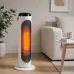 Керамічний обігрівач Tower Heat 2000 Вт білий • Підлоговий тепловентилятор Tower Heat 2000 Вт із пультом, таймером та захистом від перегрівання