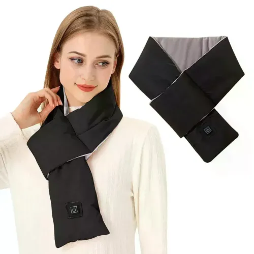 Шарф Intelligent Heating Scarf з підігрівом чорний • Електричний шарф Intelligent Heating Scarf USB 5V 6 Вт з 3 режимами нагріву 10×80 см Шарф Intelligent Heating Scarf з підігрівом чорний • Електричний шарф Intelligent Heating Scarf USB 5V 6 Вт з 3 режимами нагріву 10×80 см
