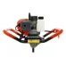 Бензиновий мотобур Earth Auger 52CC зі шнеком 150×800 мм • Земляний бензобур Earth Auger 52CC для буріння отворів під стовпи, паркани та садові опори зі шнеком 150×800 мм