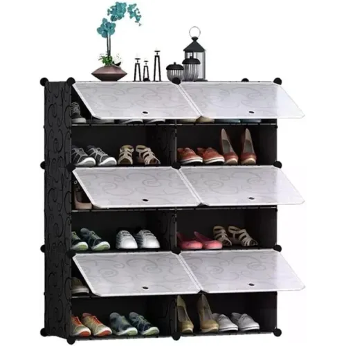 Шафа для взуття Storage Cube Cabinet DT-1572 • Складана пластикова шафа-органайзер Storage Cube Cabinet DT-1572 для зберігання взуття в передпокої, спальні та гардеробній Шафа для взуття Storage Cube Cabinet DT-1572 • Складана пластикова шафа-органайзер Storage Cube Cabinet DT-1572 для зберігання взуття в передпокої, спальні та гардеробній