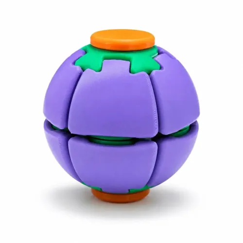 Куля-головоломка Магічний Боб 26X-473 • Антистрес-іграшка Puzzle Ball 26X-473 з обертовим механізмом, спінер-гіроскоп фіджет для дітей і дорослих