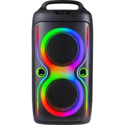 Bluetooth колонка Portable Party Speaker TTD-2016 • Портативна бездротова акустична система TTD-2016 з караоке, LED-підсвіткою, USB, FM-радіо та акумулятором