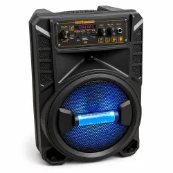 Bluetooth колонка Wireless Speaker TTD-8245 • Портативна бездротова акустична система Wireless Speaker TTD-8245 з акумулятором, караоке, USB, microSD, AUX і LED-підсвіткою