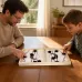 Гра-катапульта FoosballWinner KAR331 для двох гравців • настолка на реакцію та спритність: дерев'яне поле, 10 пластикових шайб, для дітей від 6 років і дорослих